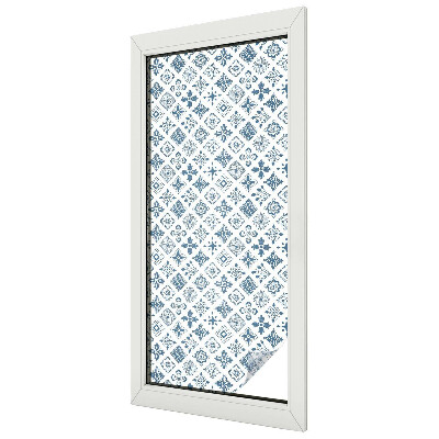 Film occultant pour fenêtre ornement floral