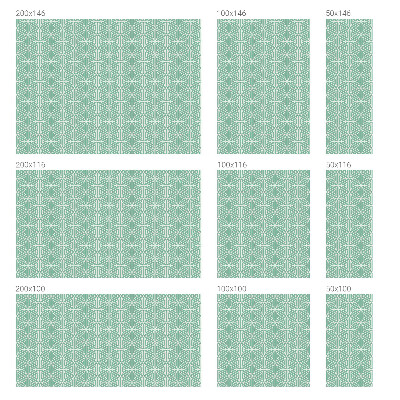 Autocollant pour vitrage Structure harmonieuse