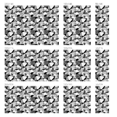 Vitrail autocollant pour fenêtre figures géométriques