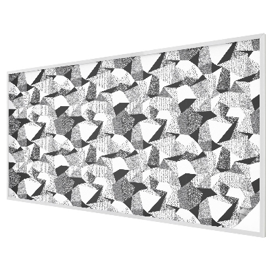 Vitrail autocollant pour fenêtre figures géométriques