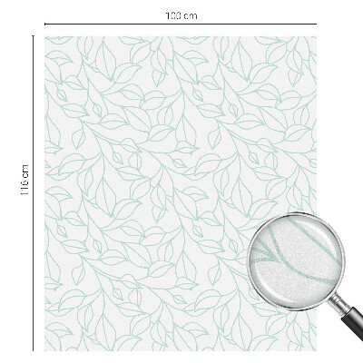 Film occultant pour fenêtre Feuilles délicates