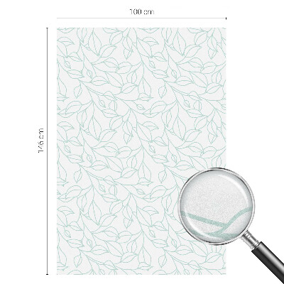 Film occultant pour fenêtre Feuilles délicates