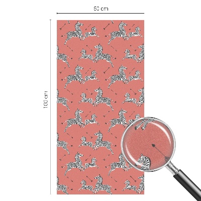 Film occultant pour fenêtre Motif zèbre