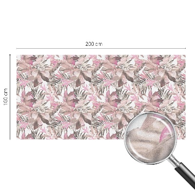 Autocollant pour vitrage fleurs pastel