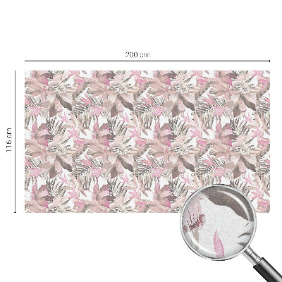 Autocollant pour vitrage fleurs pastel