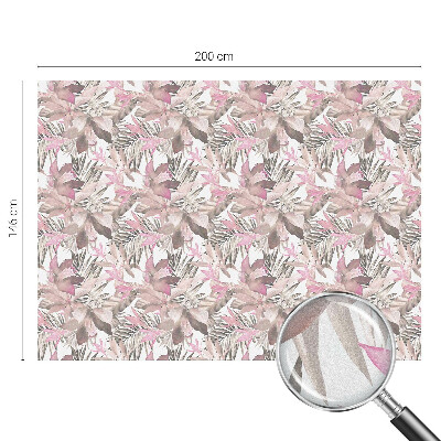 Autocollant pour vitrage fleurs pastel