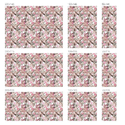 Autocollant pour vitrage fleurs pastel