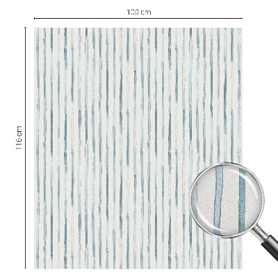 Film occultant fenêtre effet vitrail rayures verticales