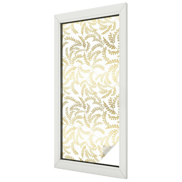 Vitrail autocollant pour fenêtre Modèle de plante