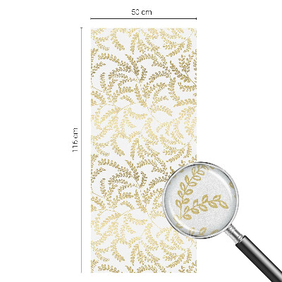 Vitrail autocollant pour fenêtre Modèle de plante