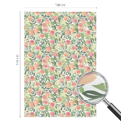 Film occultant fenêtre effet vitrail Modèle de fruit