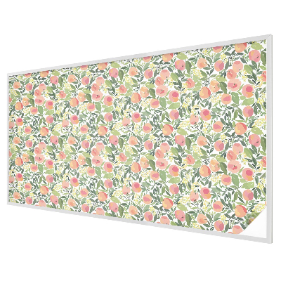 Film occultant fenêtre effet vitrail Modèle de fruit