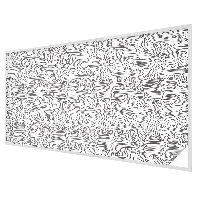 Film fenêtre décoratif occultant vitrail Lignes de bois