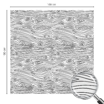 Film fenêtre décoratif occultant vitrail Lignes de bois