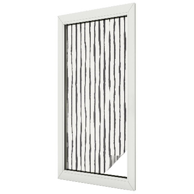 Film occultant fenêtre effet vitrail rayures verticales