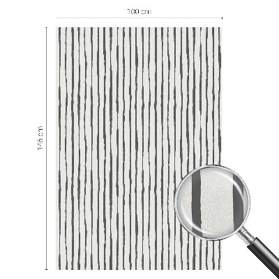 Film occultant fenêtre effet vitrail rayures verticales
