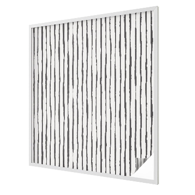 Film occultant fenêtre effet vitrail rayures verticales