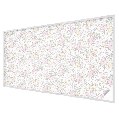 Vitrail autocollant pour fenêtre Motif floral