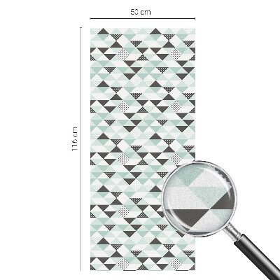 Film occultant pour fenêtre Motifs triangulaires