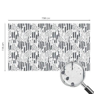 Film fenêtre décoratif occultant vitrail Rayures et pois