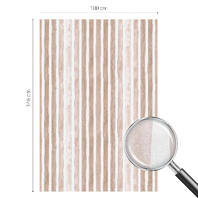 Film occultant fenêtre effet vitrail ceintures marron