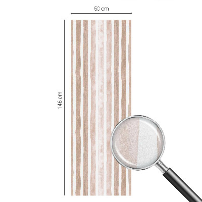 Film occultant fenêtre effet vitrail ceintures marron