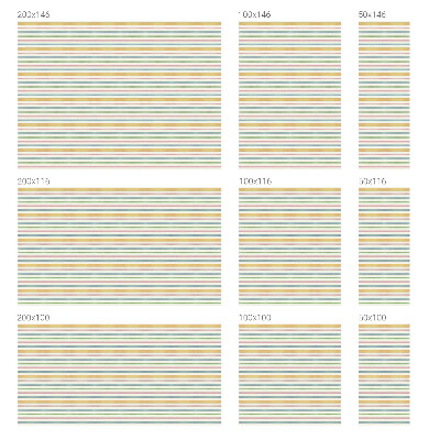 Autocollant pour vitrage rayures pastel