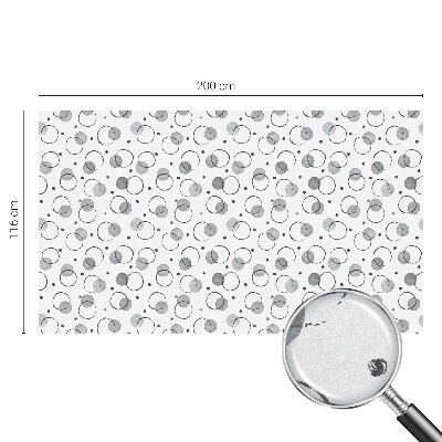 Vitrail autocollant pour fenêtre Roues grises