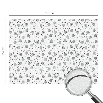 Vitrail autocollant pour fenêtre Roues grises