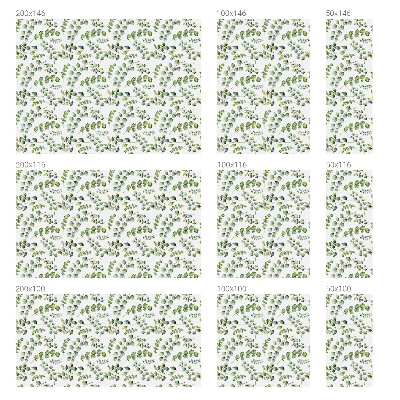 Autocollant pour vitrage feuilles botaniques