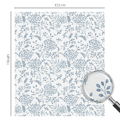 Film occultant pour fenêtre Motif végétal