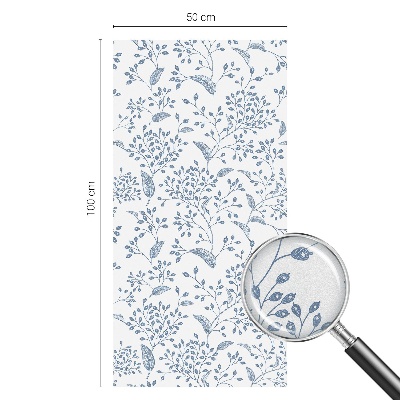 Film occultant pour fenêtre Motif végétal