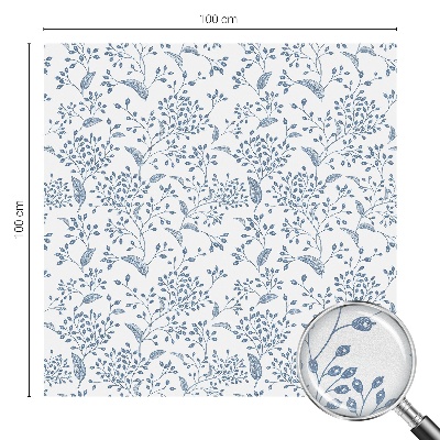 Film occultant pour fenêtre Motif végétal