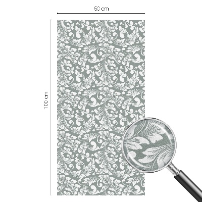 Film fenêtre décoratif occultant vitrail Élégance feuillue