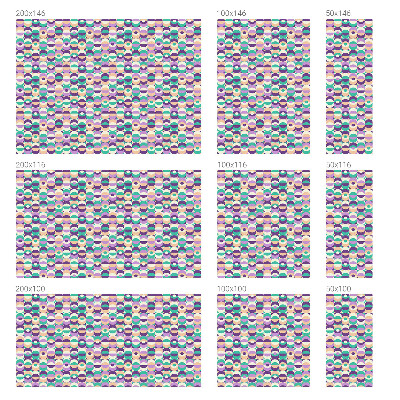 Autocollant pour vitrage Motifs colorés