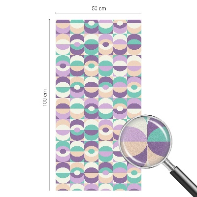 Autocollant pour vitrage Motifs colorés