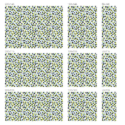 Film occultant fenêtre effet vitrail Triangles géométriques