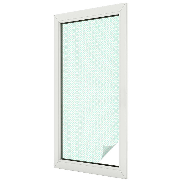 Film occultant pour fenêtre symétrie florale