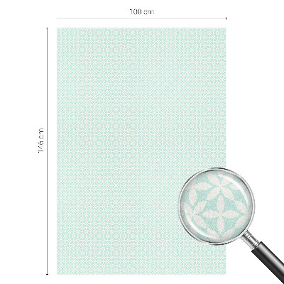 Film occultant pour fenêtre symétrie florale