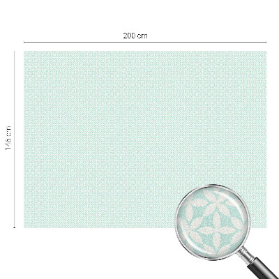 Film occultant pour fenêtre symétrie florale