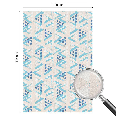 Film fenêtre décoratif occultant vitrail Motifs géométriques