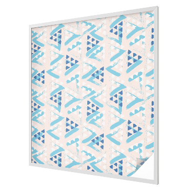 Film fenêtre décoratif occultant vitrail Motifs géométriques