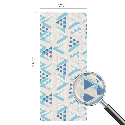 Film fenêtre décoratif occultant vitrail Motifs géométriques