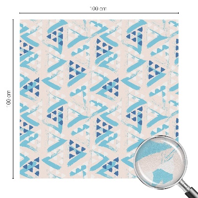 Film fenêtre décoratif occultant vitrail Motifs géométriques