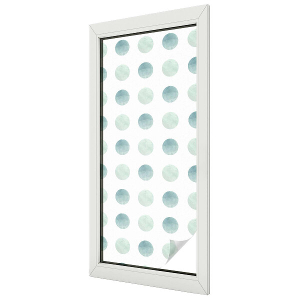 Autocollant pour vitrage Cercles délicats