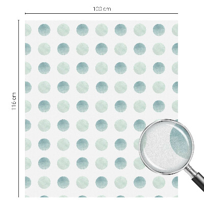 Autocollant pour vitrage Cercles délicats