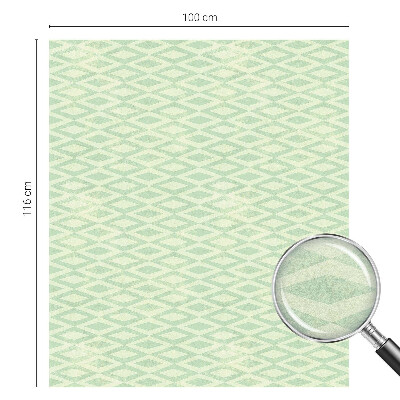 Film occultant pour fenêtre Losanges verts