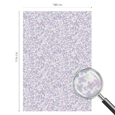 Film occultant fenêtre effet vitrail légèreté florale