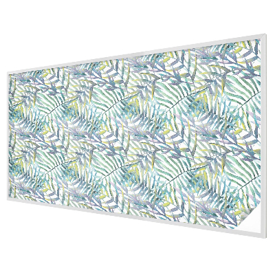 Film fenêtre décoratif occultant vitrail aquarelle tropicale