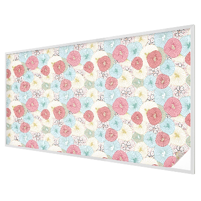 Film occultant pour fenêtre fleurs pastel